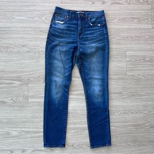 Madewell Women's Boyfriend Jeans in Dark Blue
